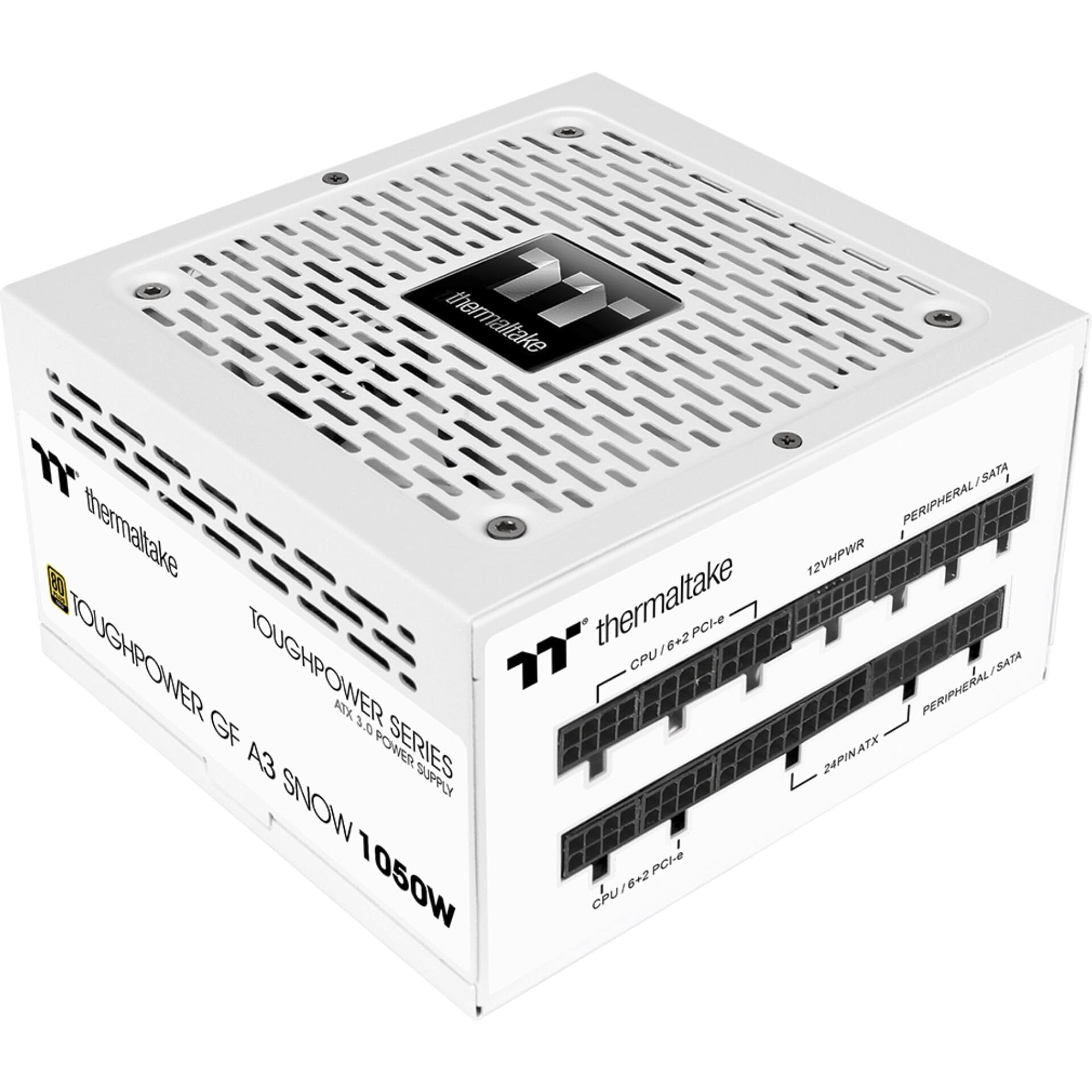 Toughpower GF A3 1050W - PCIe Gen 5.0, 80-Plus Gold, fully modular, quiet 140mm fan, EU certified, Snow Edition