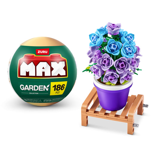 MAX Premium dārza podu augu celtniecības ķieģeļu kolekcija - 233 gabali, 6 kolekcijai, 1 kapsula, Campanula.