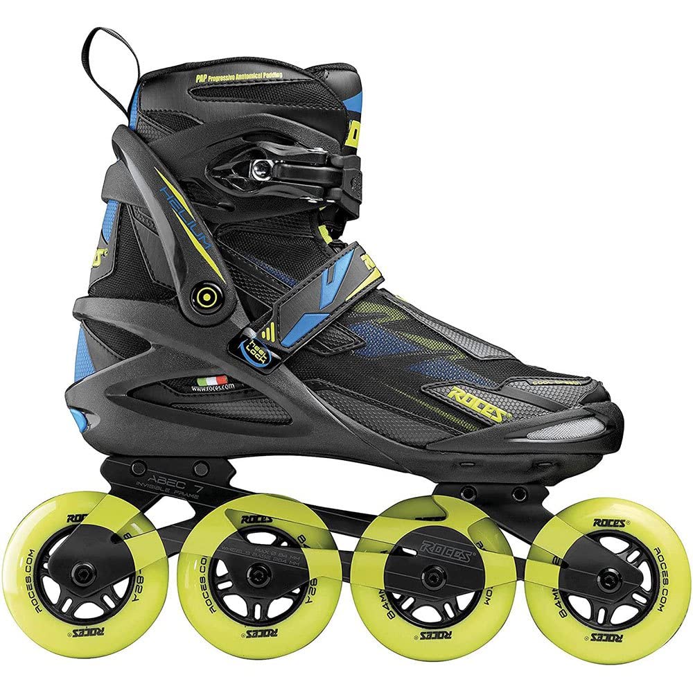 Skrituļslidas Roces Helium II TIF unisex pieaugušajiem, Black-Lime, 40. izmērs