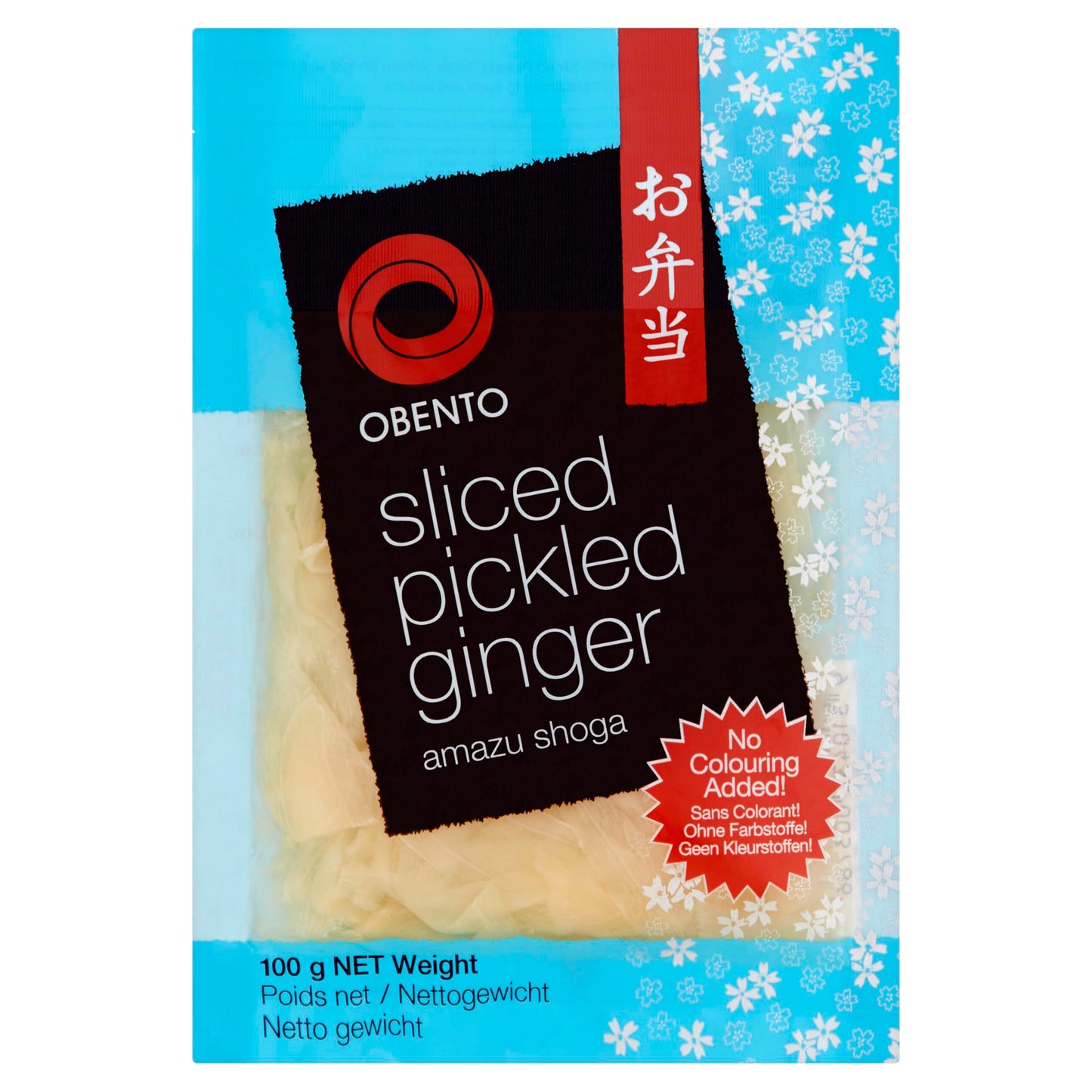 Marinēts ingvers šķēlēs Obento, 100 g
