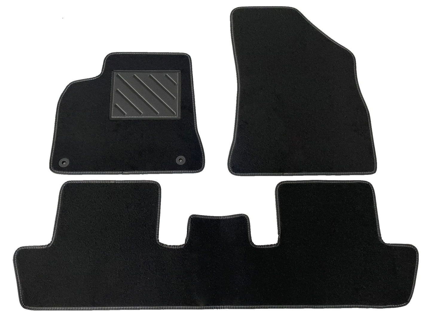 MAT10 Zaļā izdevuma – Auto paklāji, kas piemēroti VW Tiguan 2 (no 04/2016, tips AD1) | ilgtspējīgs samts | Automātu komplekts, 4 daļas | Ražots Vācijā, oriģinālo aprīkojumu kvalitāte