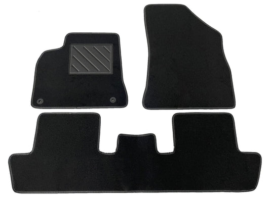 MAT10 Zaļā izdevuma – Auto paklāji, kas piemēroti VW Tiguan 2 (no 04/2016, tips AD1) | ilgtspējīgs samts | Automātu komplekts, 4 daļas | Ražots Vācijā, oriģinālo aprīkojumu kvalitāte