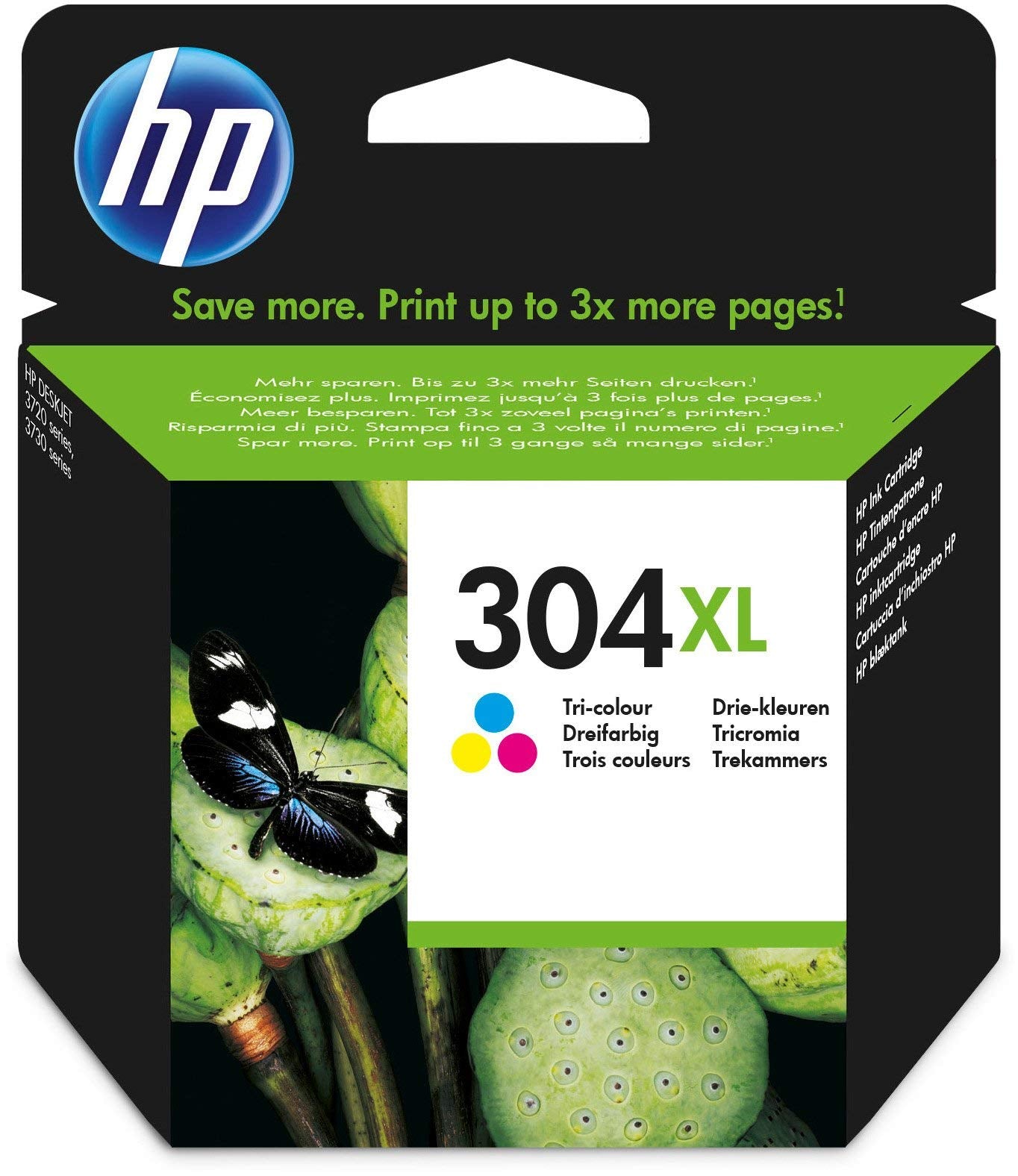 HP 304XL - oriģinālā augstas ietilpības krāsu kasetne HP DeskJet 26xx, 37xx, ENVY 50xx printeriem