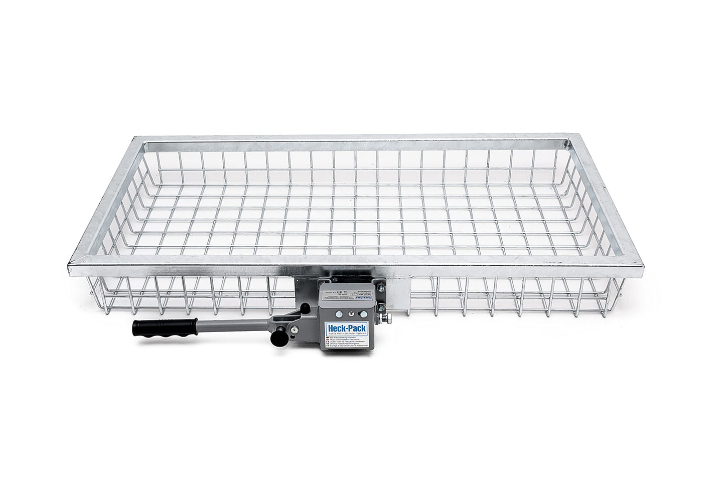 Heck-Pack savācējs piekabes sakabei ar ECE apstiprinājumu, 1000x500x125mm, cinkots ar ātro fiksatoru, oriģināls, ražots Vācijā