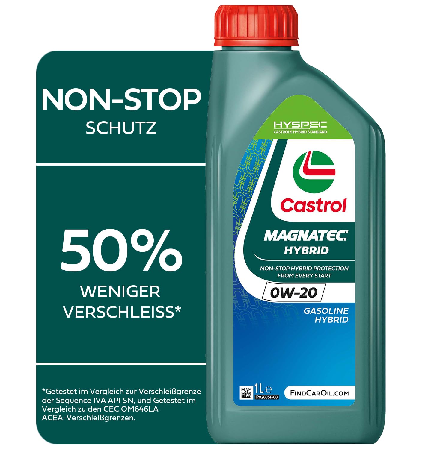 Castrol MAGNATEC Hybrid 0W-20 motoru eļļa, 1L