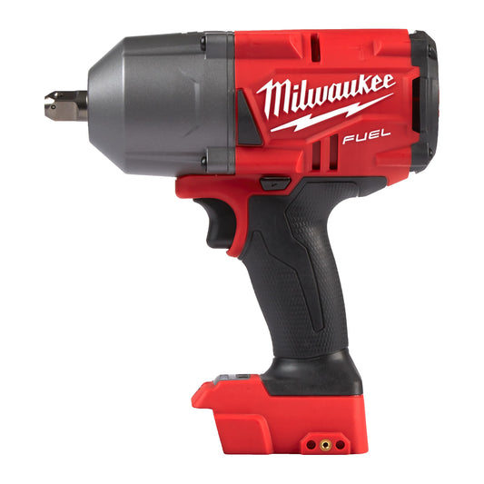 Milwaukee M18FHIWP12-0X 4933459692 - 18V red/black impact wrench with high torque and compact design.