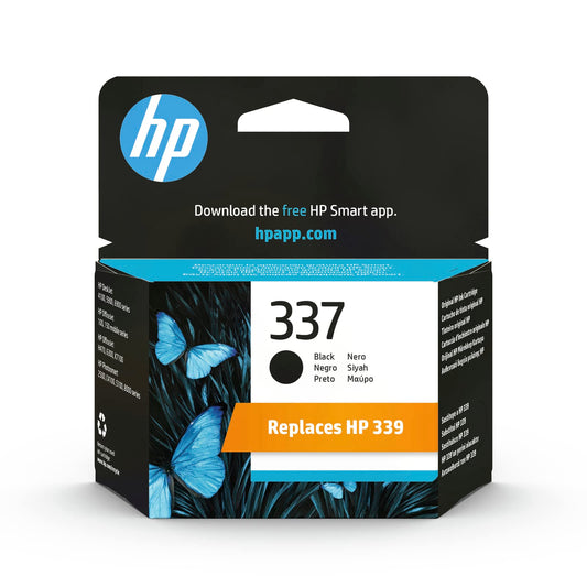 HP C9364EE 337 - Original black ink cartridge for HP Deskjet, Officejet, and Photosmart printers.