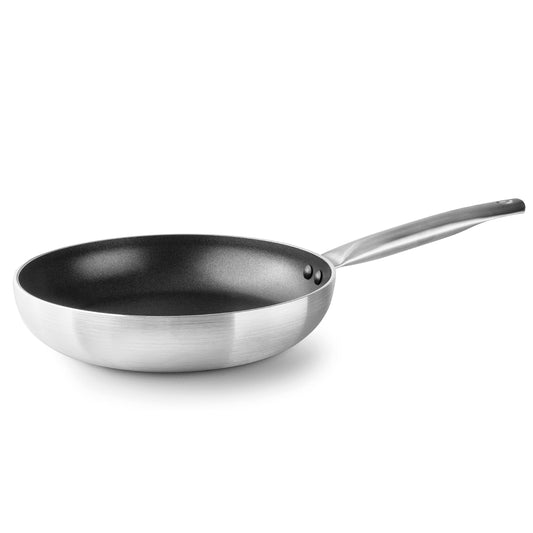 LACOR Garinox - 14518 Aine non-stick aluminum frying pan, ILAG ULTIMATE coating, stainless steel handle, ø18cm, PFOA-free.