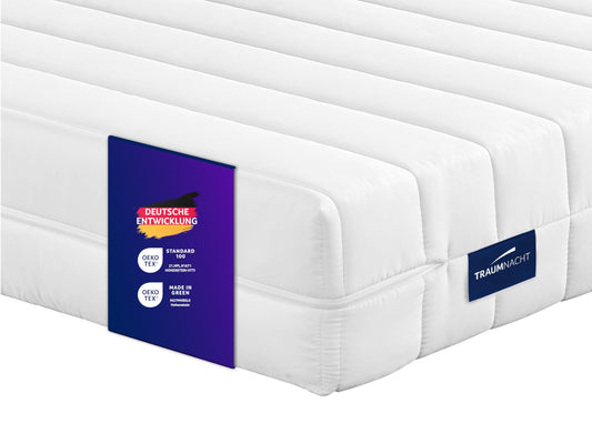 Matracis 90x200 cm Traumnacht Easy Comfort | auksto putu | H3 vidēji ciets | ergonomisks un elpojošs | 13 cm | hipoalerģisks un antibakteriāls | Öko-Tex