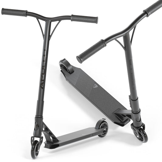 Triku skrejritenis Apollo Genesis Pro X bērniem, triku skrejritenis, melns