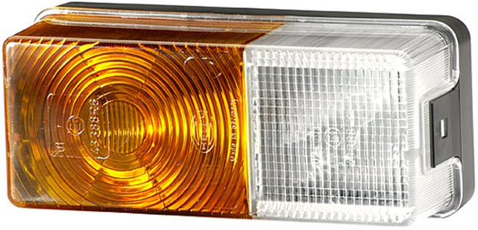 HELLA 2BE 002 582-031 Signāllampas - Halogēns - 12V - Uzstādīšana/uzskrūvēts - Spraudnis: Plakans spraudnis - kreisais/taisnais - Daudzums: 1