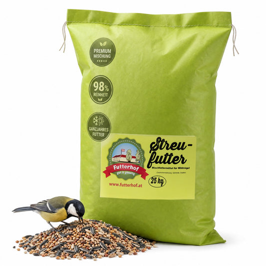Putnu barība Futterhof Streufutter 25 kg Premium – augstvērtīgs maisījums