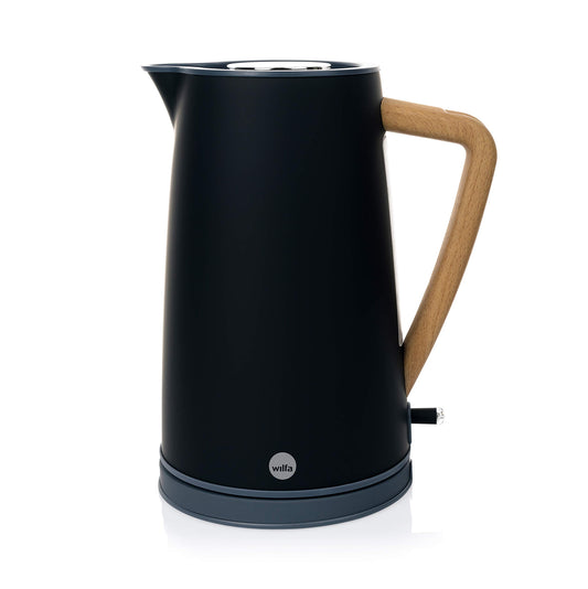Wilfa SPRING tējkanna - 1,7L, 2000W, ārējais ūdens līmeņa indikators, melna