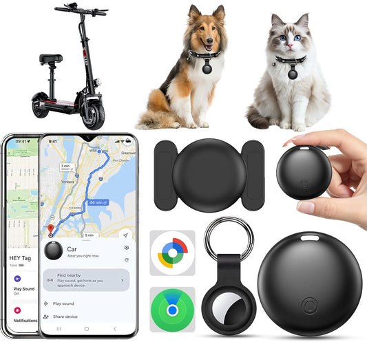 Katzen Tracker Hund Ohne ABO GPS tracker automašīnai ar Android un iOS, melns