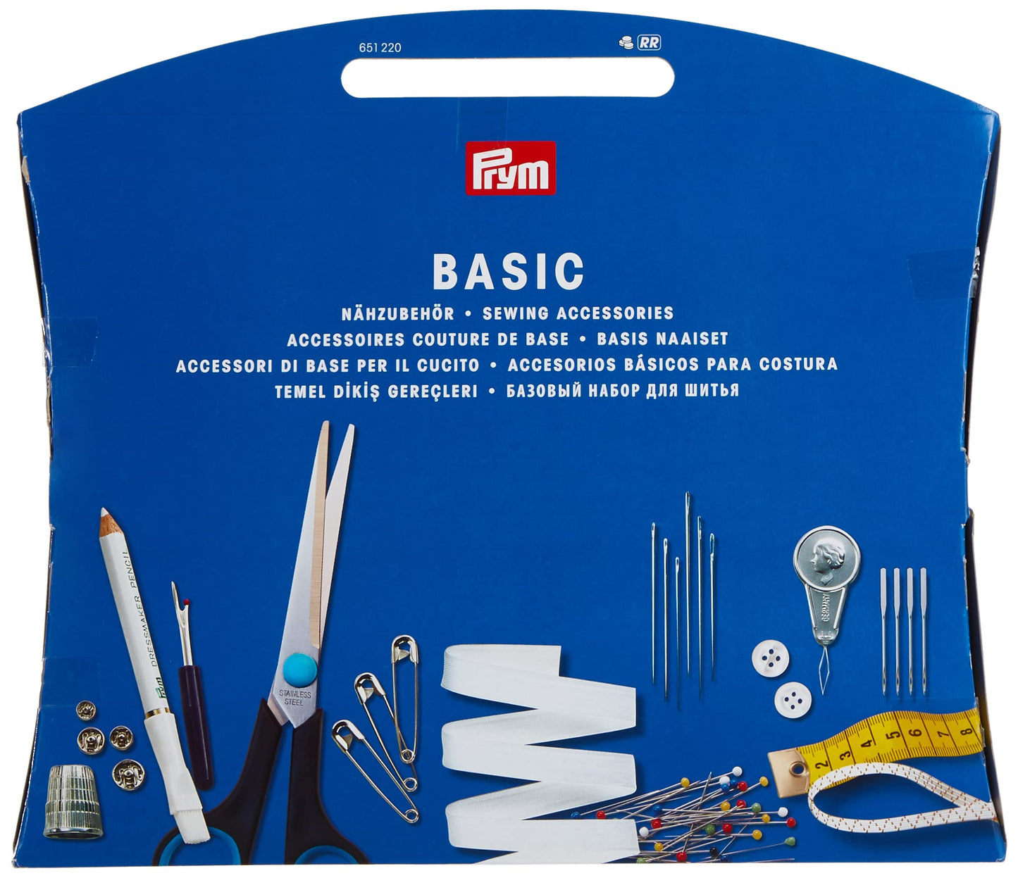 Šūšanas piederumu komplekts Prym 651 220 Basic, daudzkrāsains, 30 x 26 cm
