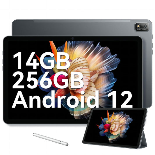 Blackview Tab 16 Spēļu Planšetdators 11 collu, 14(8+6) GB RAM + 256GB ROM(1TB TF), Android 12, 2K 2000 x 1200 IPS, Octa-Core, 8MP+13MP, 7680mAh/4G LTE/5G WLAN/Google GMS/Widevine L1/Stylus pildspalvas/GPS
