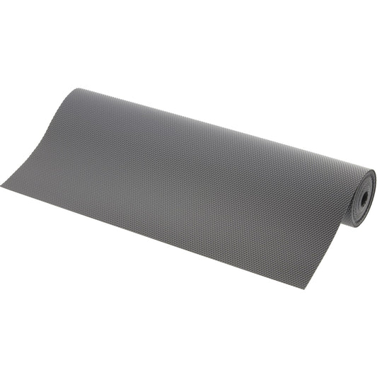Atvilktņu neslīdošais paklājiņš GTV, 1 rullis 48cm x 500cm, virtuves skapīšiem un ledusskapim, izgriežams, antracīta krāsā