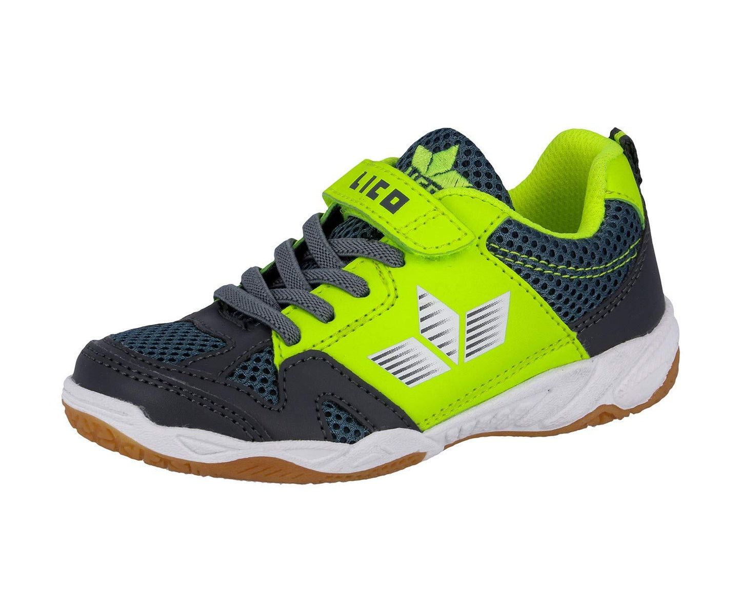 Iekštelpu sporta apavi Lico Sport VS Unisex bērniem, antracīta/citrona, 34 EU