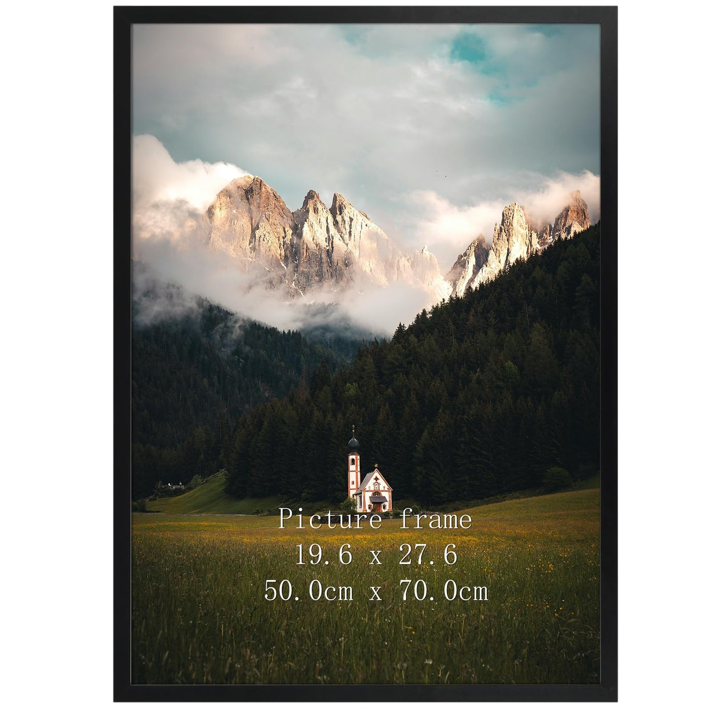 Foto rāmis Giftgarden melns 50x70 cm – alumīnija rāmis