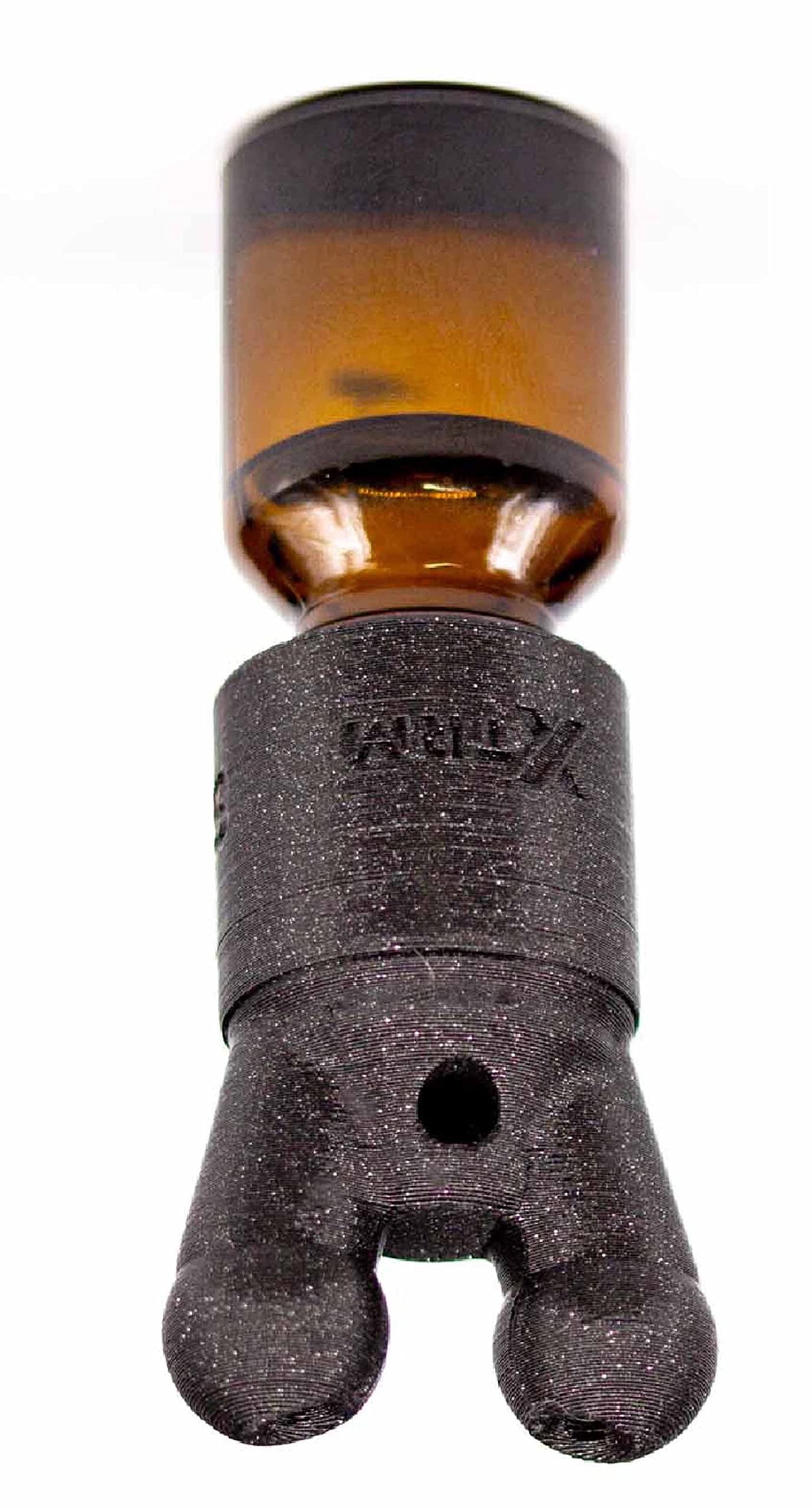 Pudeles aromāta uzgalis XLeathers XTRM SNFFR, Small Black, 24 ml, hermētisks, ar skrūvējamu stiprinājumu