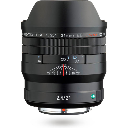 HD 28040 PENTAX-D FA 21mmF2.4ED Limited DC WR melns ultra-plaša leņķa objektīvs ar fiksētu fokusu [izmantošanai ar 35 mm pilna kadra DSLR kamerām]