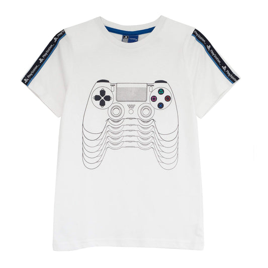 9. Playstation PS4 T-krekls, meitenēm, 110-164, balts, oficiāla tirdzniecības prece