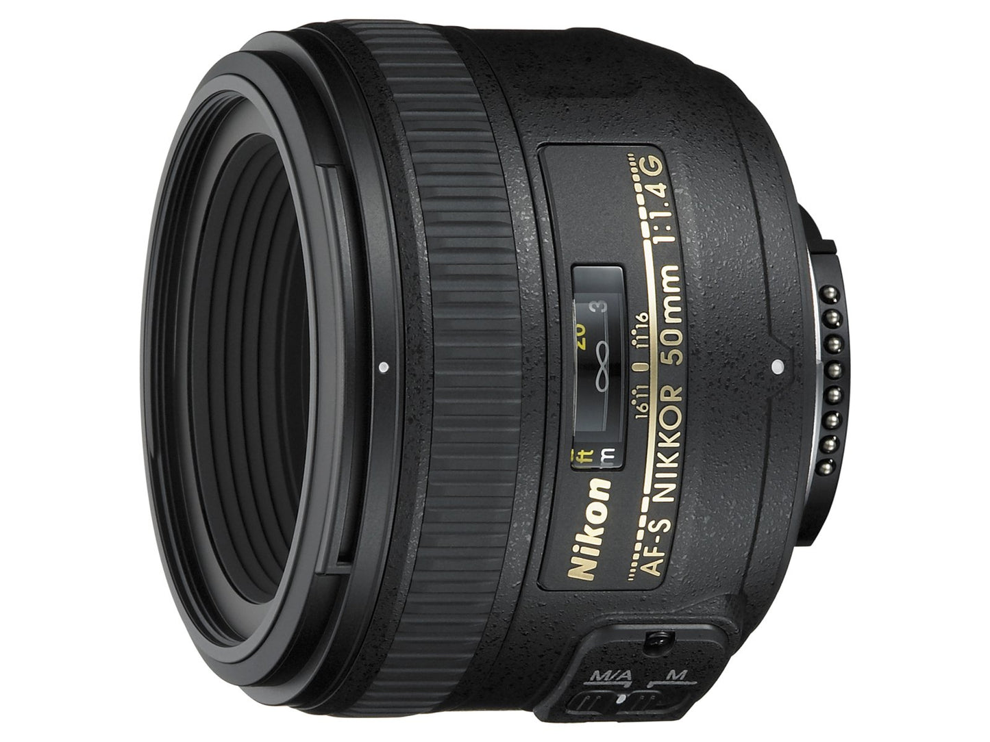 Nikon AF-S Nikkor 50 mm f/1,4 G objektīvs, melns [Nital karte: 4 gadu garantija]