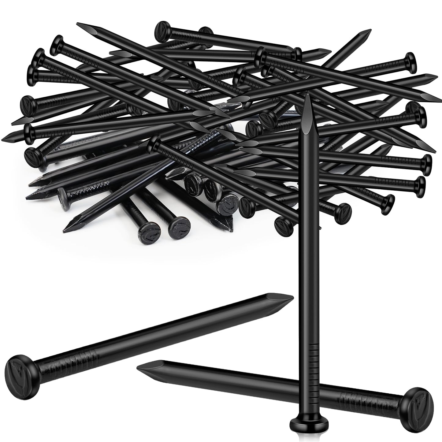 Tērauda naglas jwtyu 110 gab. 30mm, naglas betonam, rūdītas tērauda naglas