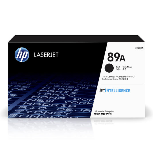 HP 89A (CF289A) toner cartridge - original black for HP LaserJet Enterprise printers, high-quality printing, reliable performance.