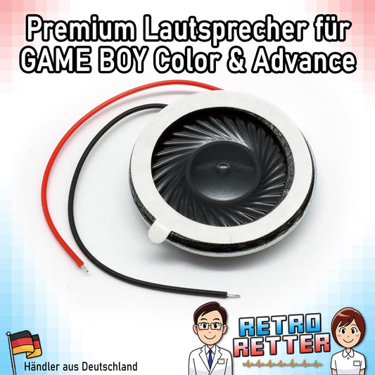 RetroRetter Premium 1W skaļrunis GameBoy Color un Advance (GBC/GBA) - ar kabeli - rezerves daļa