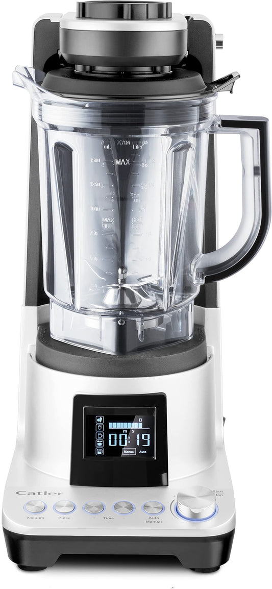 Catler VB 8010 Blender - 1.5L capacity, gray plastic design, powerful mixing for smoothies and soups.