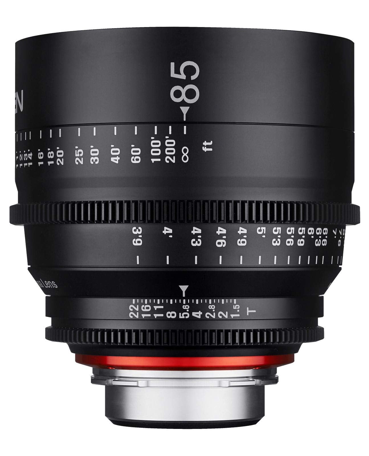 XEEN Cinema 85mm T1,5 PL pilna kadra objektīvs MF Cine video objektīvs augstas izšķirtspējas filmēšanai ar Follow Focus zobratiem
