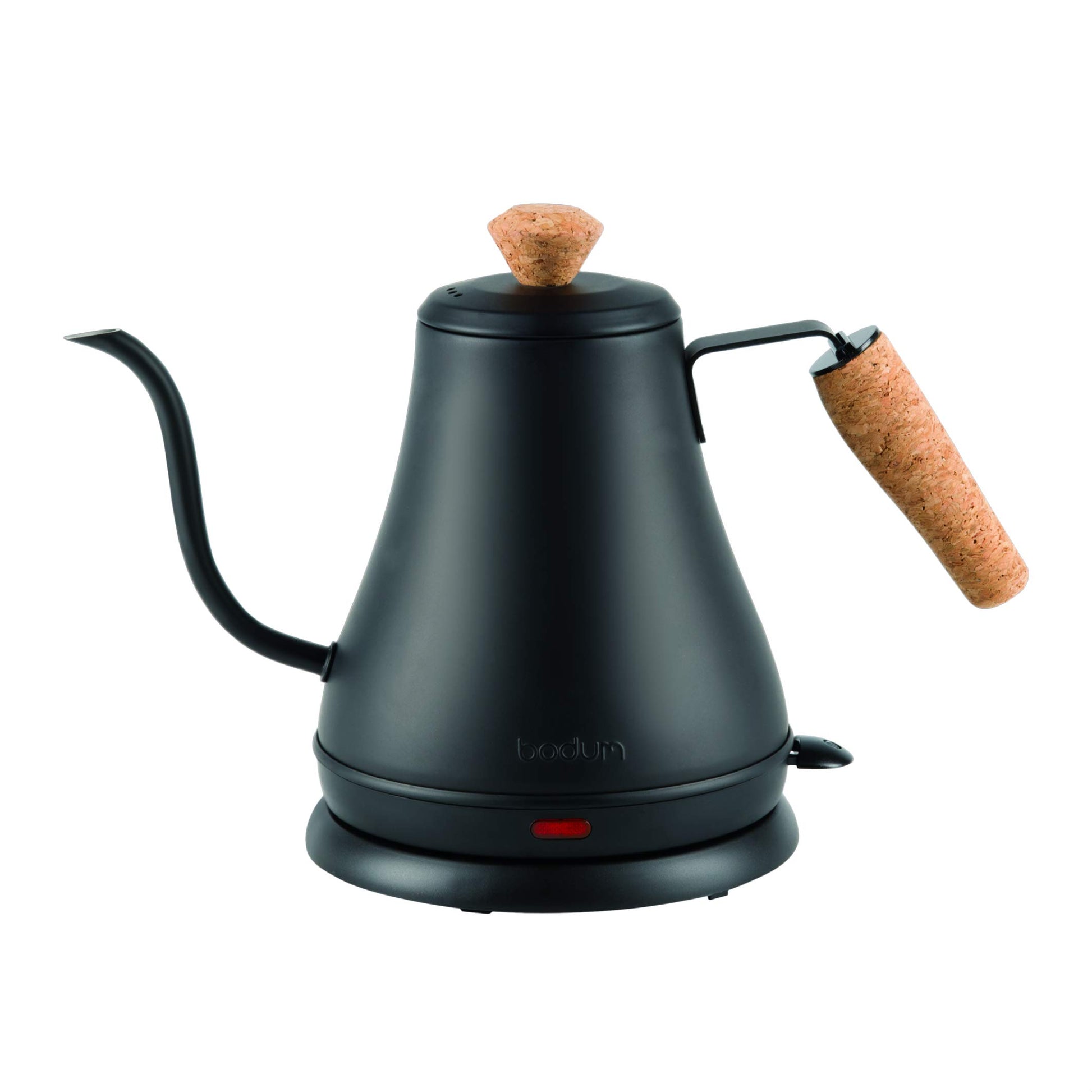 Bodum Melior 11883-259EURO elektriskā tējkanna - 0,8 l, 1.800 W, garš snīpis, matēti melna, ātra vārīšana.