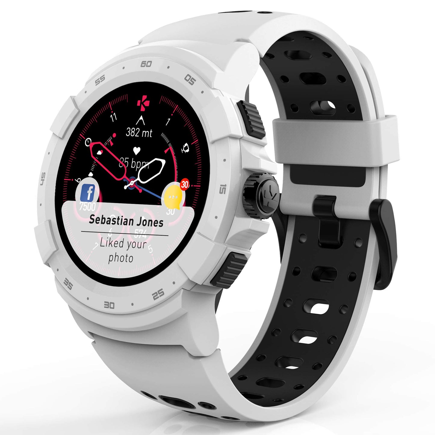 MyKronoz ZESPORT2 - Smartwatch with fitness tracking, heart rate monitor, and customizable watch faces.