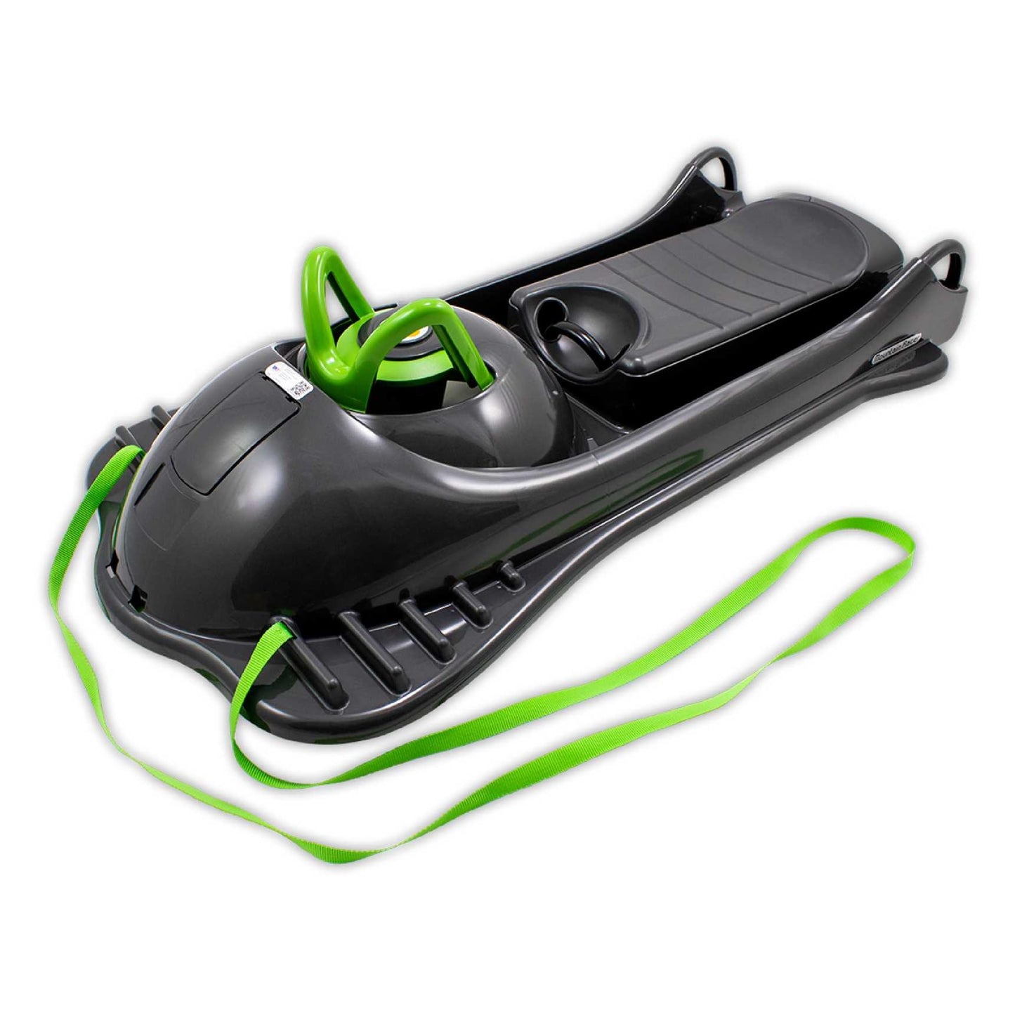Stūrējamas ragavas KHW Profi Lenkschlitten XXL Mountain Racer, antracīts, īpaši izturīgas, Made in Germany