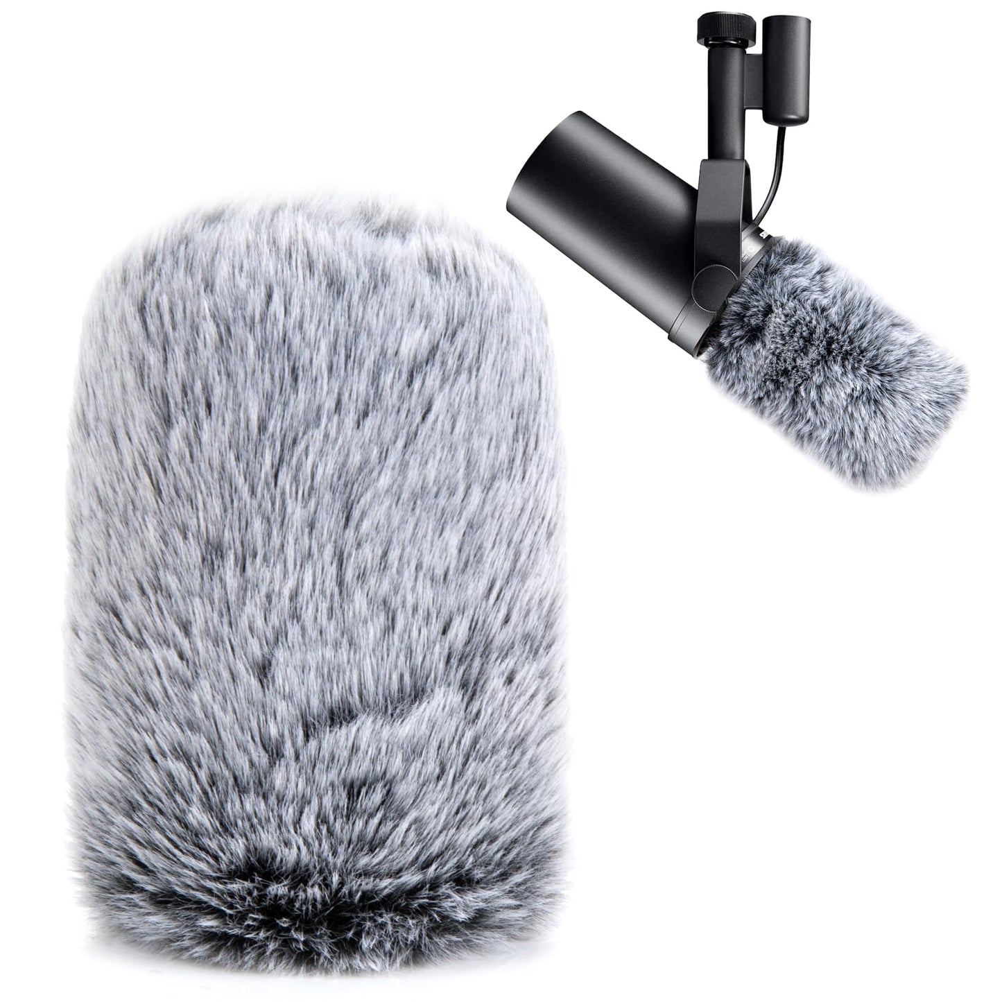 Mikrofona vējjaka YOUSHARES Shure SM7B, kažokādas popfiltrs, profesionāls mikrofona pārsegs Shure SM7B mic