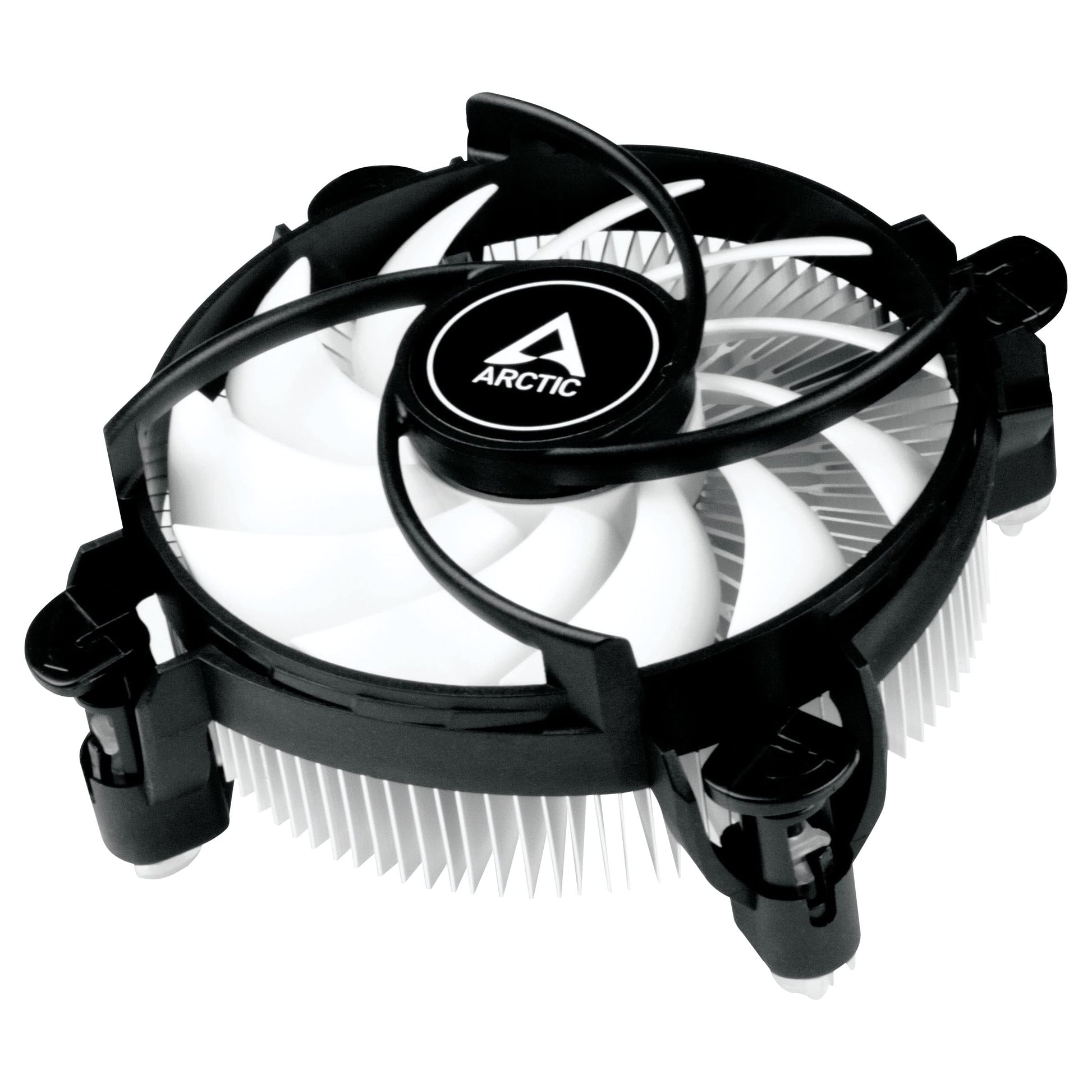 ARCTIC Alpine 17 LP - zema profila CPU dzesētājs Intel LGA1851/LGA1700, 92 mm PWM ventilators, 42,9 mm augstums.