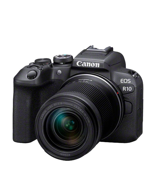 2. Canon EOS R10 bezspoguļa kamera + RF-S 18-150mm F4.5-6.3 is STM objektīvs (hibrīdkamera, DSLR uzlabojums, 15 B/s, 4K video, Dual Pixel CMOS AF II fokusēšanas sistēma, Wi-Fi) melna