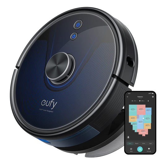eufy RoboVac L35 - 3200Pa suction, 145 min runtime, 330ml dust/200ml water tank, ideal for pet hair, app/voice control
