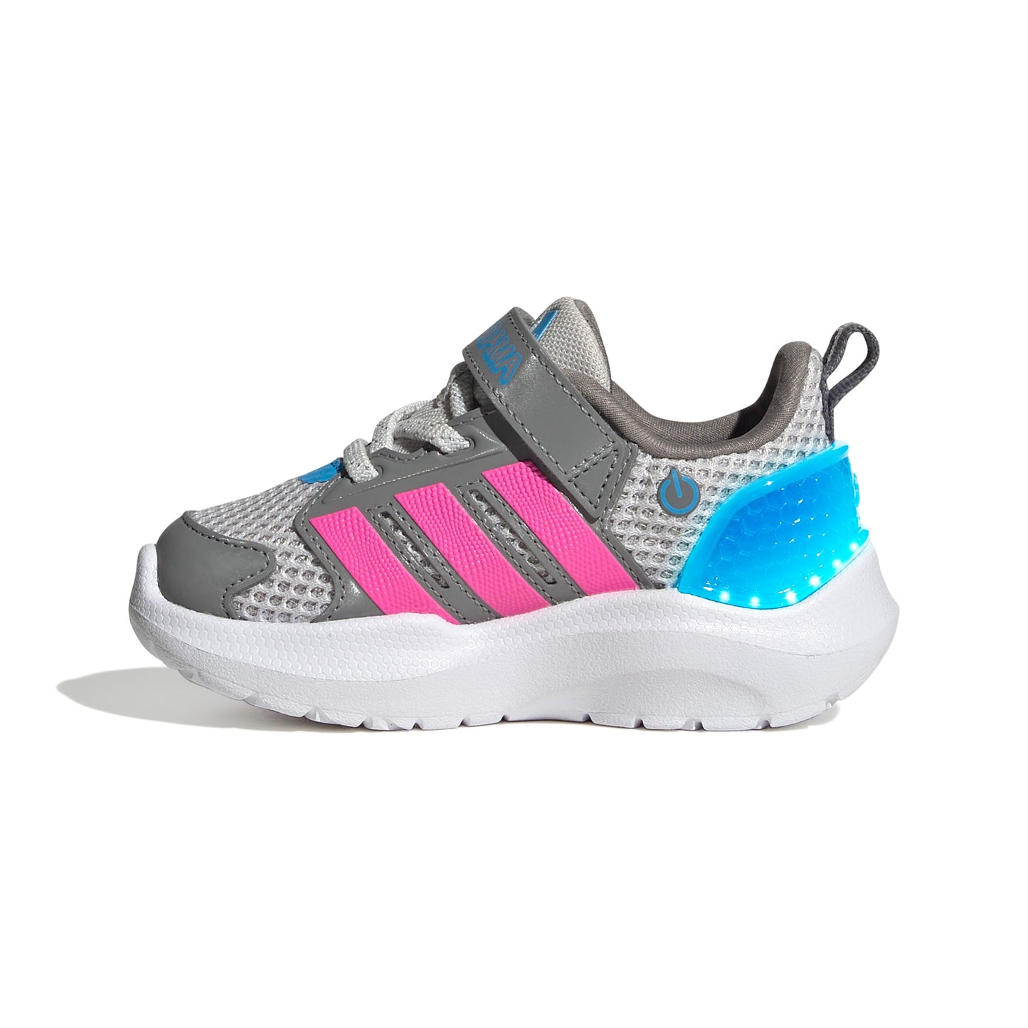Bērnu sporta apavi adidas Unisex Baby LIGHTORAMA Runner Shoes, Grey one/Lucid pink/Lucid Aquamarine, 21 EU
