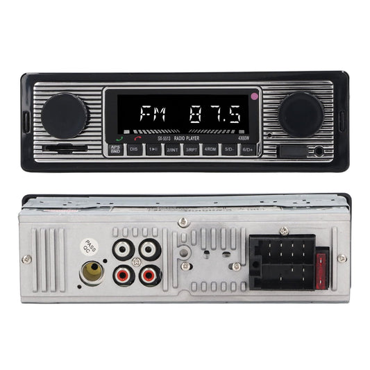 Autoradio, 4 kanālu Bluetooth autoradio ar MP3 atskaņotāju, auto stereo audio, FM, USB, AUX, ar tālvadības pulti, 5513