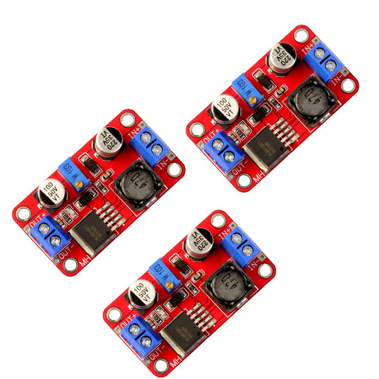 DC-DC pazeminošais pārveidotājs GTIWUNG MP1584EN 3A regulējams modulis 24V uz 12V 9V 5V 3V Arduino, īpaši mazs 4,5-28V uz 0,8-20V step down regulējams pārveidotājs, 10 gab.