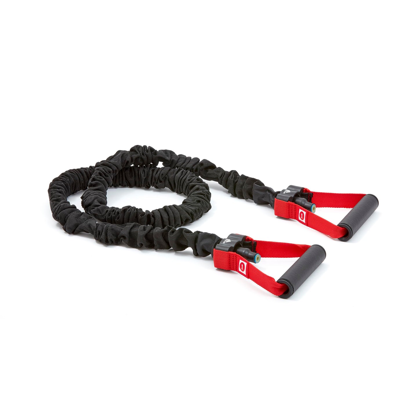 adidas Power Tube pretestības lente, melns-sarkans, L1
