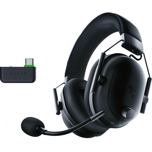 Xbox bezvadu spēļu austiņas Razer BlackShark V2 Pro (Xbox) – e-sporta austiņas Xbox S-X un One, Triforce 50mm skaļruņi, HyperSpeed Wireless 2,4 GHz, noņemams HyperClear mikrofons, melnas