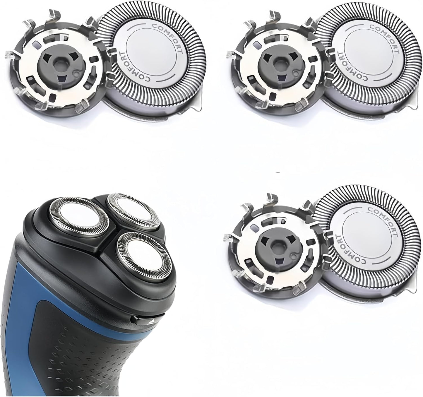 Rasierkopf für Philips Serie 3000 2000 1000 Ersatzklingen