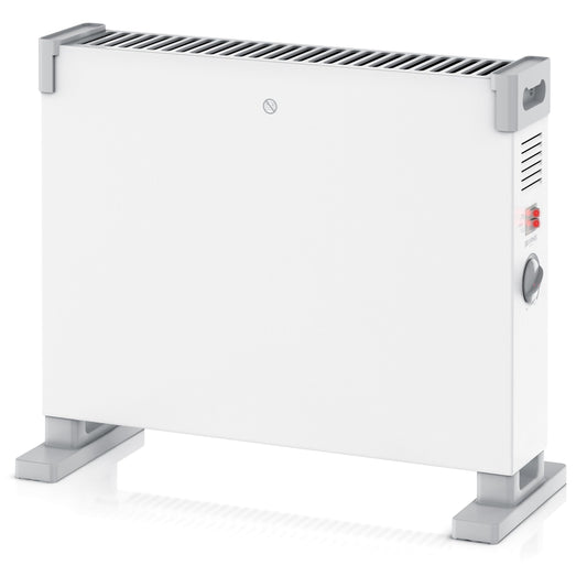 Elektriskais konvektors Brandson, 2000 W, termostats, 3 sildīšanas pakāpes, aizsardzība pret pārkaršanu, brīvi stāvošs sildītājs dzīvojamām un darba telpām