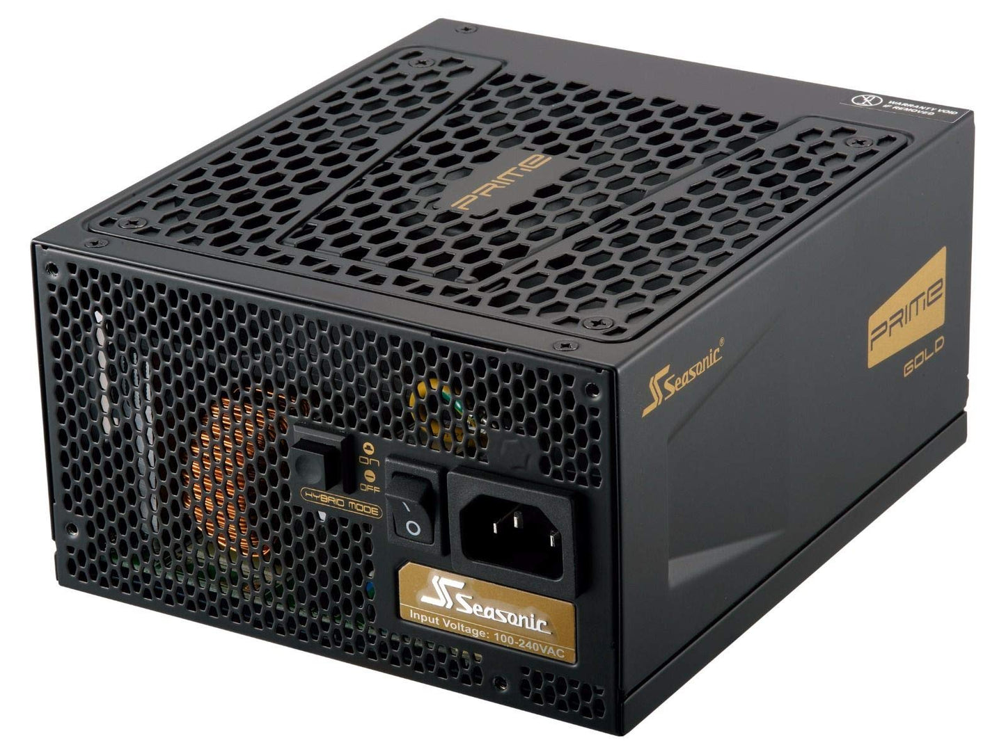 Seasonic Prime 80 Plus Gold Power Supply - Modular design, 1300 watts, high efficiency, reliable performance.