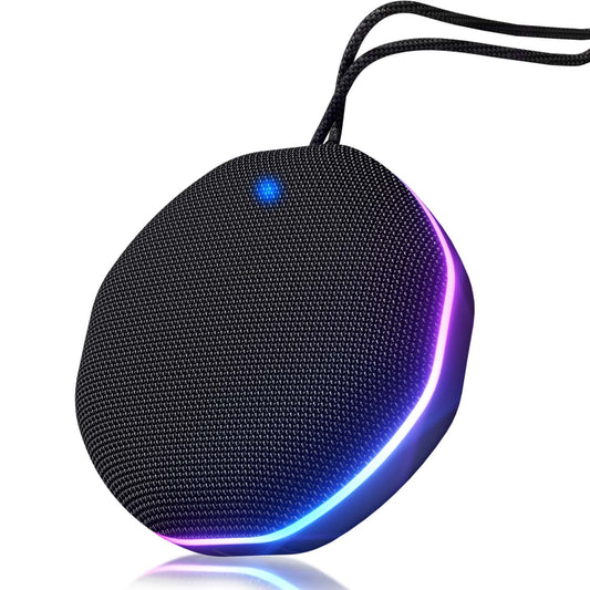 HEYSONG Portatīvais skaļrunis, ūdensizturīgs dušas skaļrunis ar bagātīgu basu, stereo pāris, mazs Bluetooth skaļrunis mājai un ārā, unikālas un personalizētas dāvanas