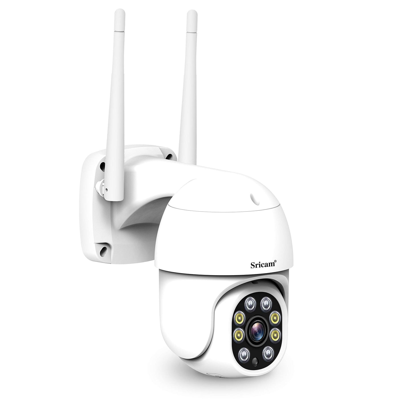 Sricam Italia SP028 motorizēta kamera, WiFi, AP karstais punkts, bezvadu, 2,0 MP, HD, IR, Cut, ONVIF, P2P, SD, audio, 4 spilgtas LED, humanoīdu noteikšana, audio, nakts redzamība krāsā * IP66 * Pan Tilt