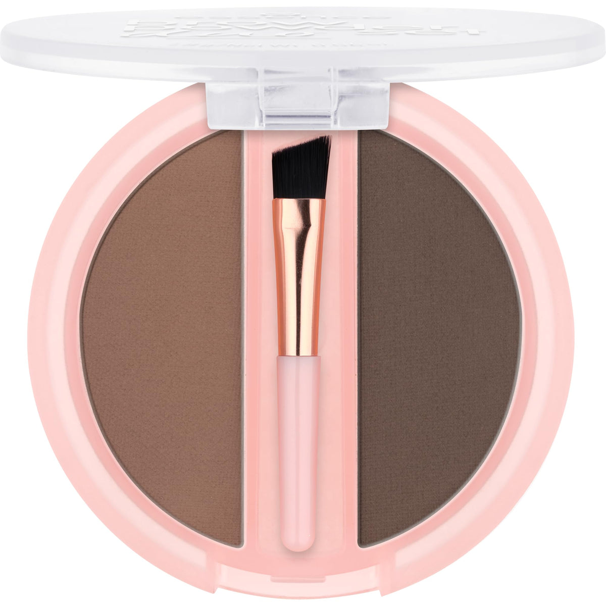 Uzacu pūderis essence brow powder duo set Nr. 02 Brown | Definējošs, dabisks, vegāns, bez smaržvielām, 1er Pack (1.8g)